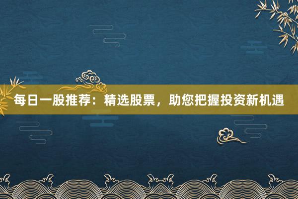 每日一股推荐：精选股票，助您把握投资新机遇