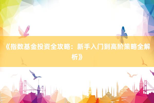 《指数基金投资全攻略：新手入门到高阶策略全解析》